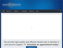 Tablet Screenshot of coppellfamilydentist.com